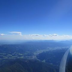 Flugwegposition um 14:41:17: Aufgenommen in der Nähe von Kapellen, Österreich in 3136 Meter